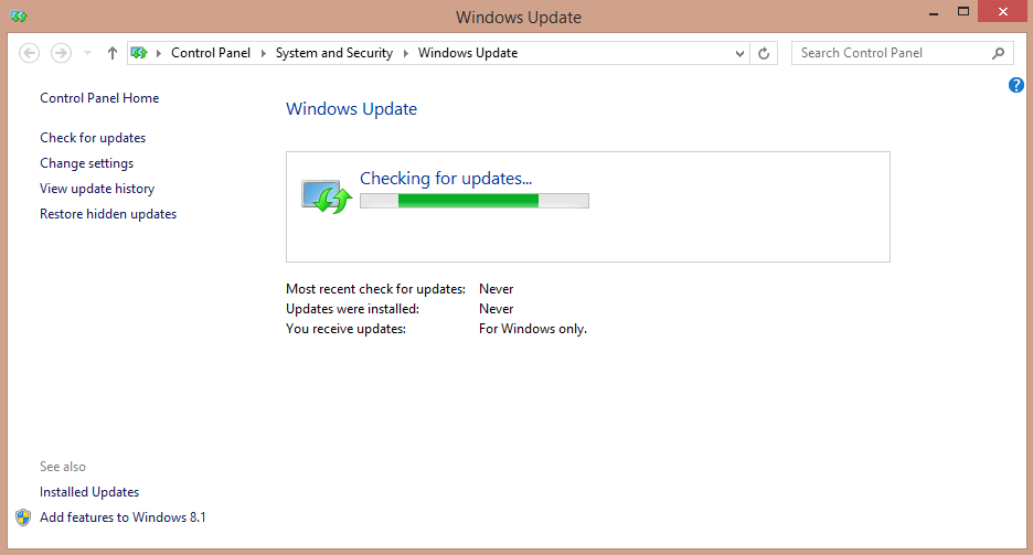 Windows update hanging manual download